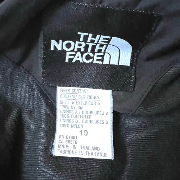 Vintage The North Face Boys Extreme Gear Ski Jacket Size 10 Black - Picture 12 of 12